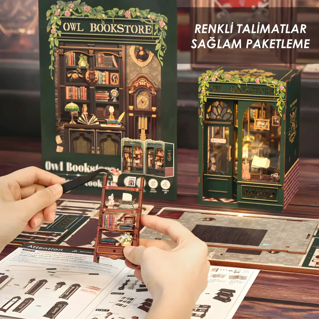 Baykuş Kitap Evi Kendin Yap Seti